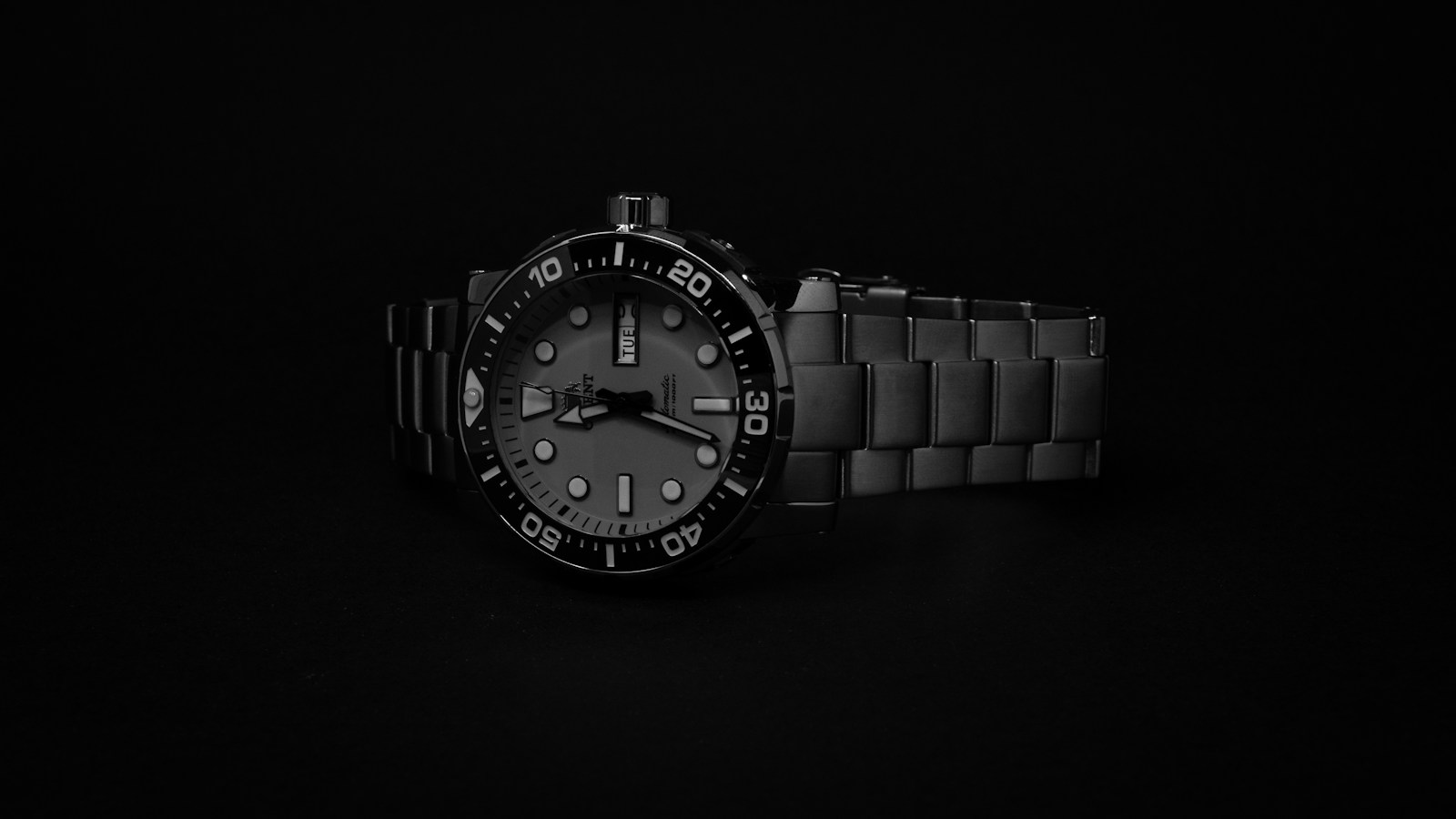 Luxury black watch